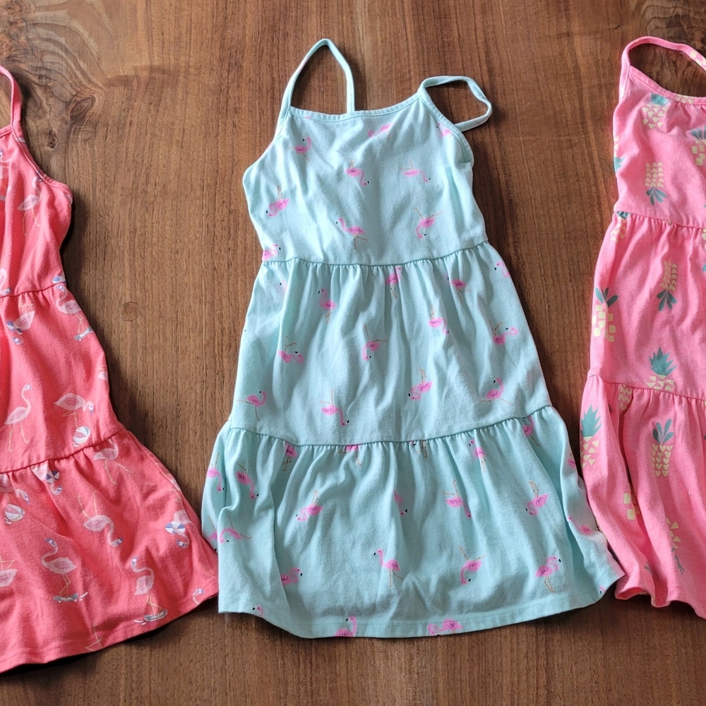 3 Cat and Jack sundresses in size 7/8